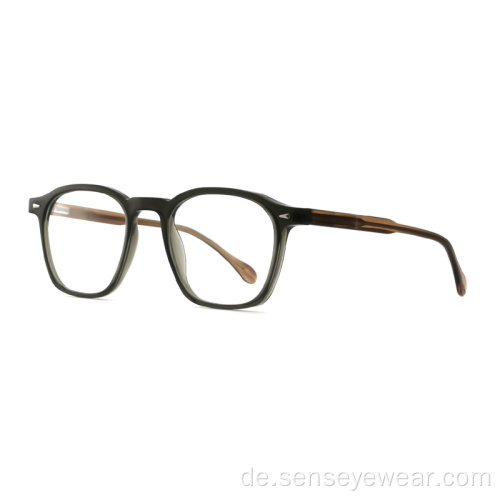 Vintage Square Eco Acetat Optische Rahme Optische Brillen